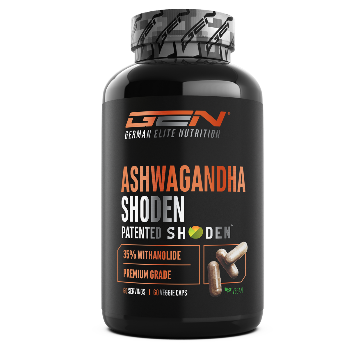 GEN Ashwagandha Shoden 60 vegan capsules