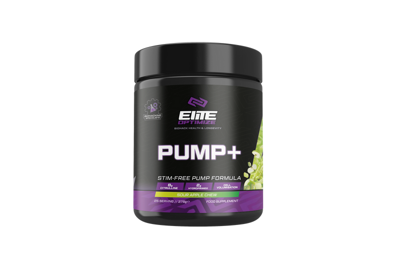 Elite Optimize PUMP+ Non-Stim Pre-Workout pot